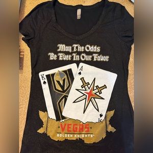 Vegas Golden Knights (VGK) Playing Cards T-Shirts